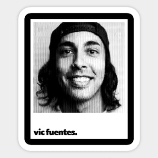 vic fuentes - minimalist photograph Sticker